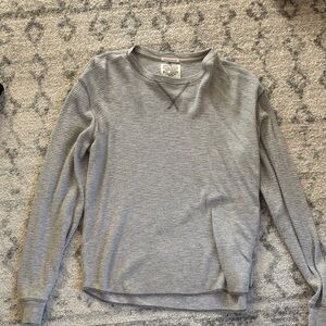 Lucky Brand Men's Light Gray Crewneck Sweater